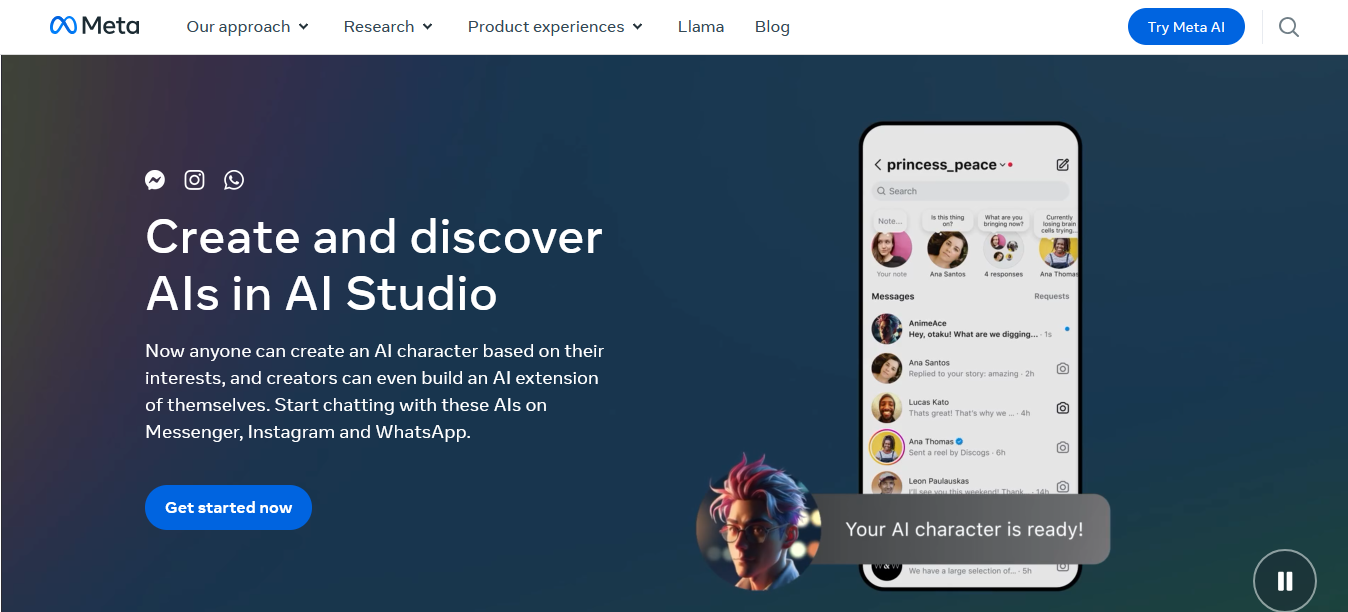 How to Create Your Own AI Character on WhatsApp or Instagram