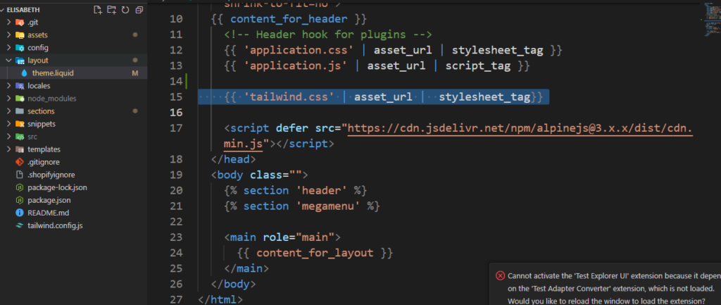 How to Style Shopify Themes with TailwindCSS 2 image
