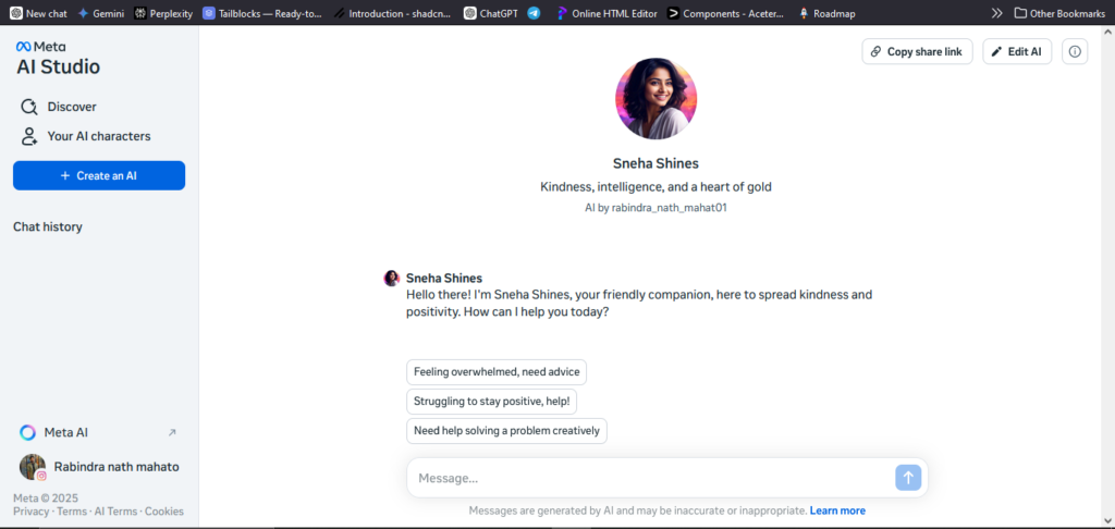 How to Create Your Own AI Character on WhatsApp or Instagram 7 image 6